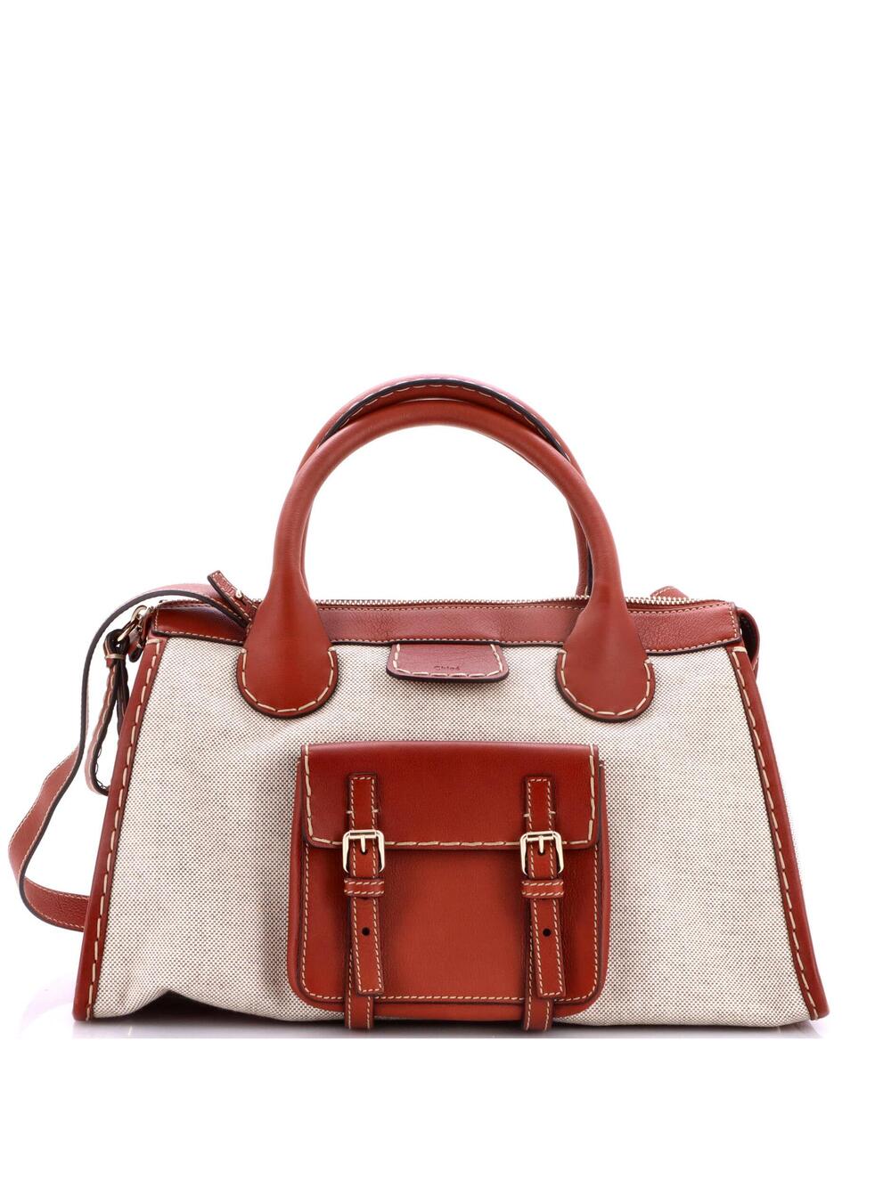 Chloe Edith Nm Satchel Canvas With #377520C55B